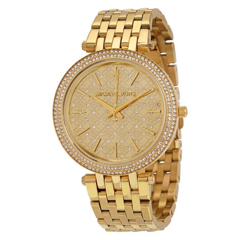 michael kors darci gold tone crystal watch|Michael Kors darci.